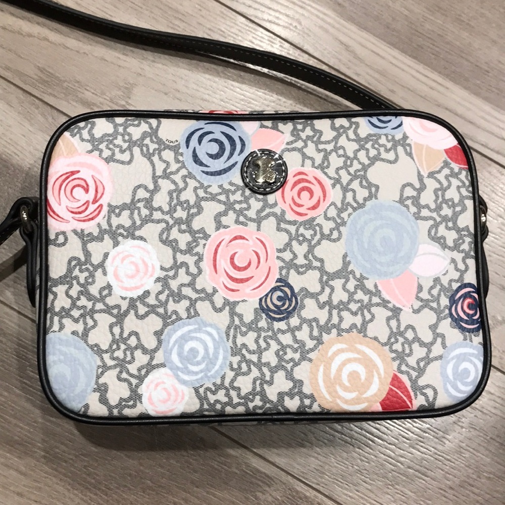 BRAND NEW Tous Floral Cross Body Purse